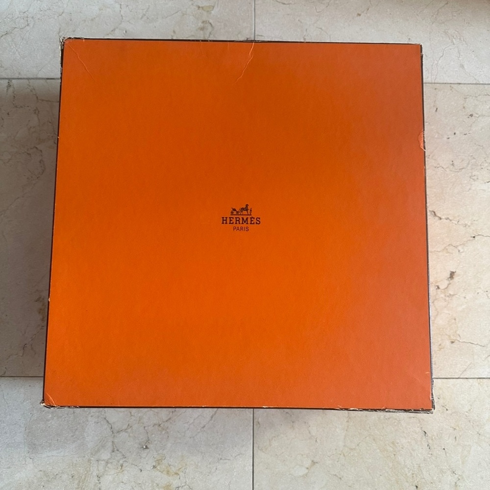 Hermes Birkin Kelly Large Orange Box for 30 or 35 cm